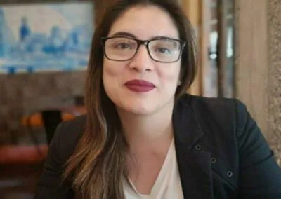 Daniela López Leiva, socia del estudio jurídico AML Defensa de Mujeres. Especializada en litigio estratégico en familia, género, infancia y adolescencia