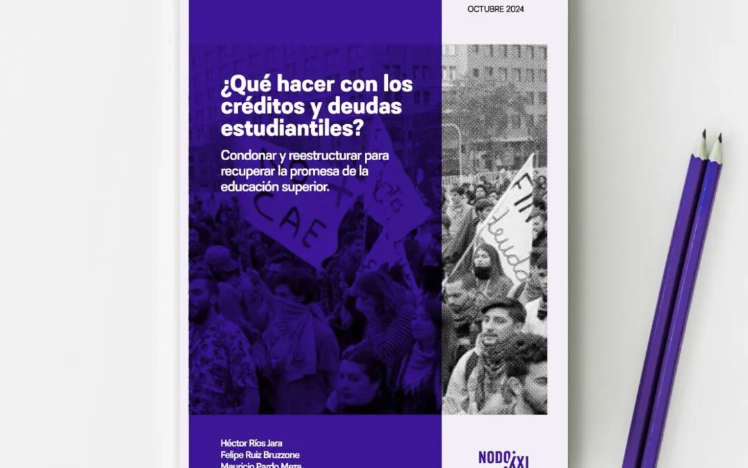 Nodo XXI realiza un estudio sobre la eficiencia del sistema de créditos en Chile y el impacto del proyecto sobre Fin al CAE y condonación de deudas estudiantiles.